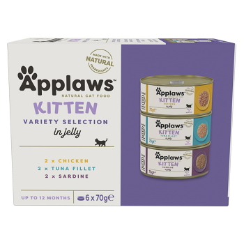 APPLAWS Kitten MultiPack konzervy pro koťata 6x70 g (Konzervy pro kočky)