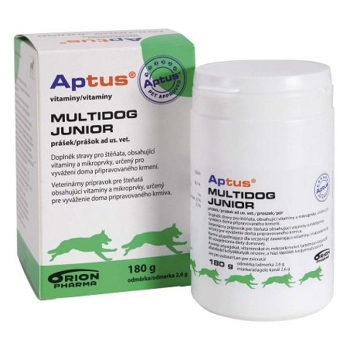 APTUS Multidog Junior prášek pro štěňata 180 g, expirace