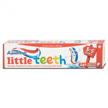 Aquafresh Little Teeth Zubni Pasta Pro Deti 50 Ml Lekarna Cz