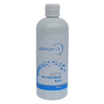 AQUASYSTEM Aqvitox D roztok na ošetření ran 500 ml (Na hojení ran a vředů)
