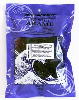 SUNFOOD Arame hnědé řasy 50 g (Sušené ovoce a zelenina)