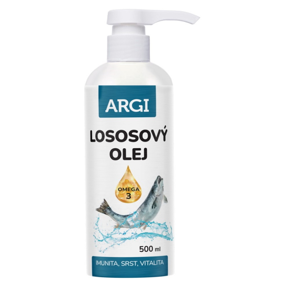 E-shop ARGI Lososový olej pro psy 500 ml