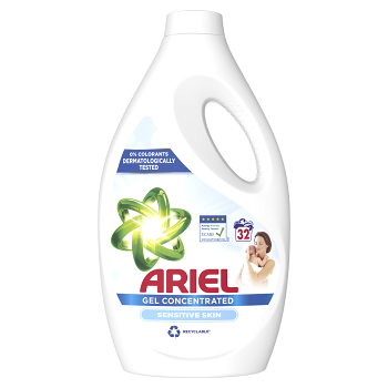 ARIEL Sensitive Prací gel 32 praní 1,76 l