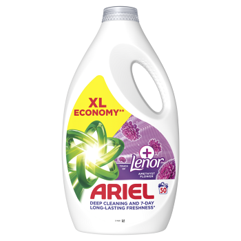 ARIEL Plus Amethyst Tekutý prací gel 50 praní 2,25 l (Prací gely)