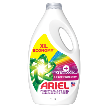 ARIEL Plus Extra Color & Fiber Tekutý prací gel 50 praní 2,25 l (Prací gely)