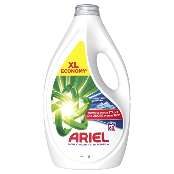 ARIEL Mountain Spring Tekutý prací prostředek 60 praní 2,7 l (Prací gely)