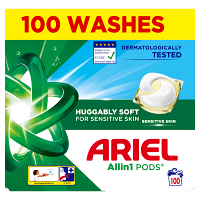 ARIEL Kapsle na praní Sensitive Box 100 praní