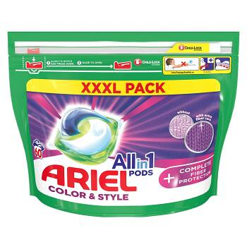 ARIEL Allin1 Color & Style + Complete Fiber Protection Kapsle na praní 60 PD