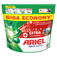 ARIEL Kapsle na praní Plus Extra Stain 60 praní