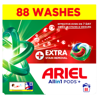 ARIEL Kapsle na praní Plus Extra Stain Box 88 praní
