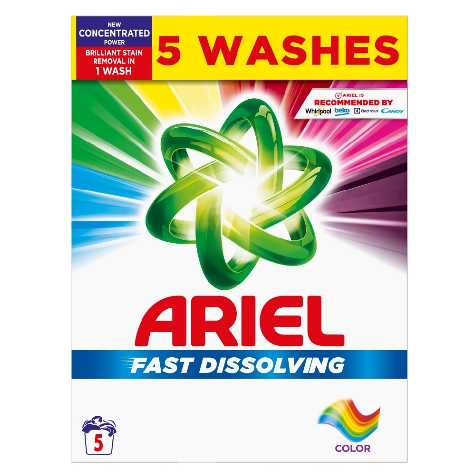 E-shop ARIEL Prášek na praní Color 5 praní 275 g