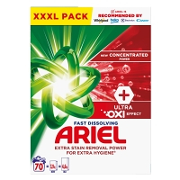 ARIEL  +Ultra Oxi Effect Prací prášek Box 70 praní 3,85 kg