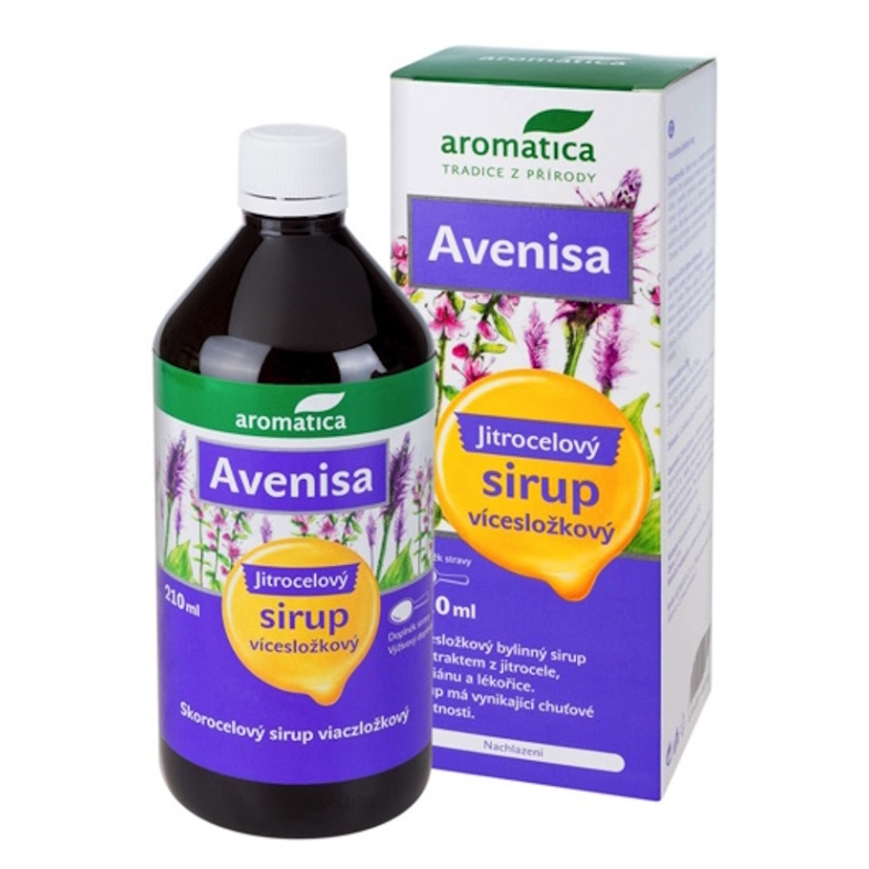 AROMATICA Avenisa tymiánový sirup+jitrocel 210 ml