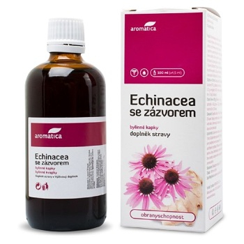AROMATICA Echinacea se zázvorem bylinné kapky 100 ml