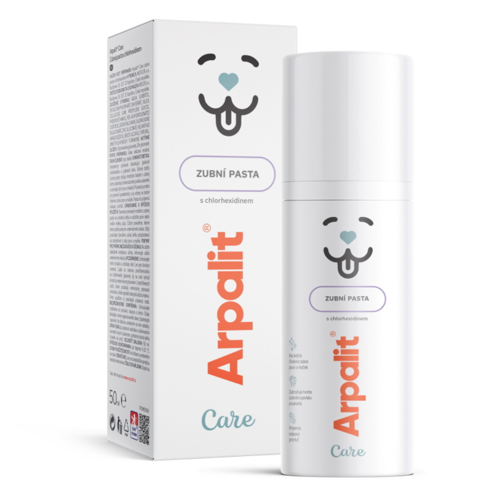 E-shop ARPALIT CARE Zubní pasta s chlorhexidinem pro psy a kočky 50 ml