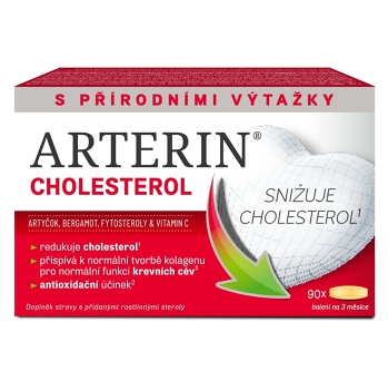 ARTERIN Cholesterol 90 tablet (Doplňky stravy na cholesterol a srdce)