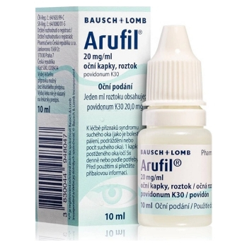 ARUFIL 20mg/ml oční kapky, roztok 10 ml (Na svědění očí)