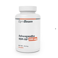 GYMBEAM Ashwagandha KSM-66® 200 mg 90 kapslí