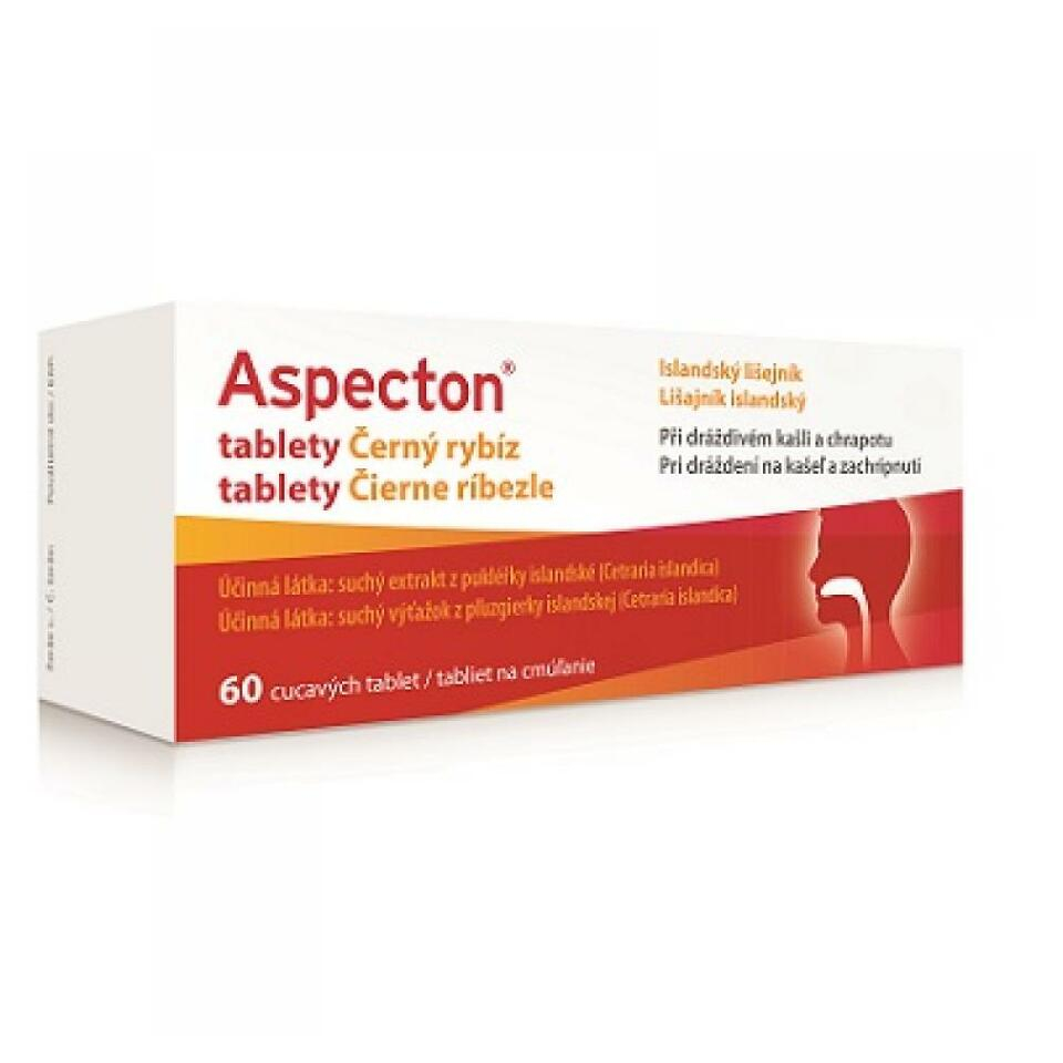 E-shop SENIMED Aspecton tablety na kašel černý rybíz 60 ks
