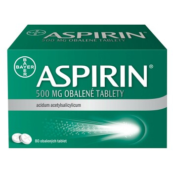 ASPIRIN 500 mg 80 obalených tablet