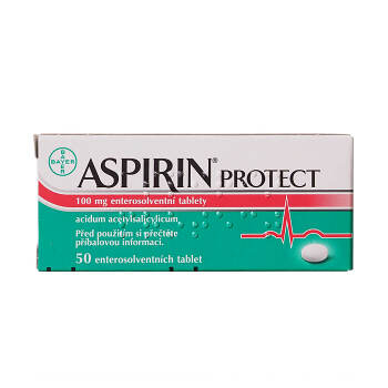 ASPIRIN Protect 100mg 50 enterosolventních tablet