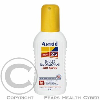 Astrid sun spray emulze na opalování F25 200ml