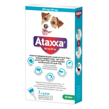 ATAXXA Spot-on Dog M 500mg/100mg 1 ml 1 pipeta