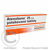 ATENOBENE 25 MG  30X25MG Potahované tablety