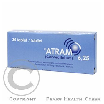 ATRAM 6,25  30X6.25MG Tablety