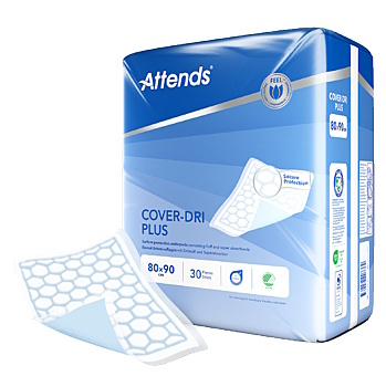 ATTENDS Cover dri plus podložka 80 x 90 cm 30 kusů (Inkontinenční podložky)