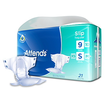 ATTENDS Regular 9 slip absorpční kalhotky S 21 kusů (Inkontinenční kalhotky zalepovací)