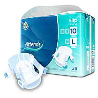 ATTENDS Slip active 10 absorpční kalhotky velikost L 28 kusů
