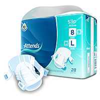 ATTENDS Slip active 8 absorpční kalhotky velikost L 28 kusů