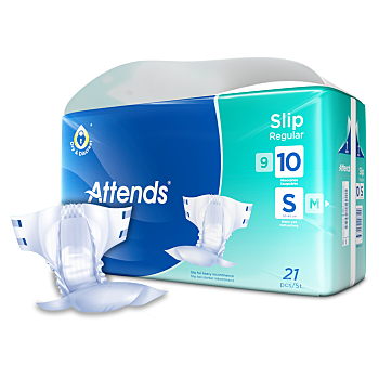 ATTENDS Slip regular 10 absorpční kalhotky S 21 kusů (Inkontinenční kalhotky zalepovací)