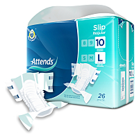 ATTENDS Slip regular 10 absorpční kalhotky velikost L 26 kusů