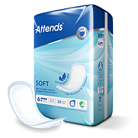 ATTENDS Soft vložné pleny 6 kapek 38 kusů