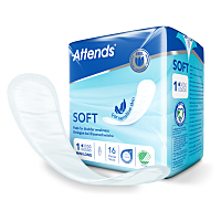 ATTENDS Soft mini long 1 absorpční vložky 16 kusů