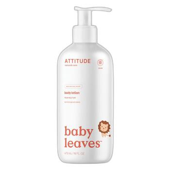 ATTITUDE Baby leaves Dětské tělové mléko s vůní hruškové šťávy 473 ml (Pleťová mléka pro děti)