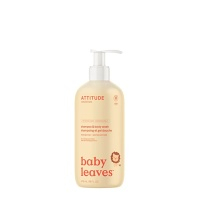 ATTITUDE Baby leaves dětské tělové mýdlo a šampon 2 v 1 s vůní hruškové šťávy 473 ml