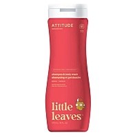 ATTITUDE Little leaves dětské mýdlo a šampon s vůní manga 473 ml
