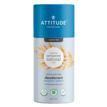 ATTITUDE Přírodní tuhý deodorant Super leaves  Bez sody a bez vůně 85 g
