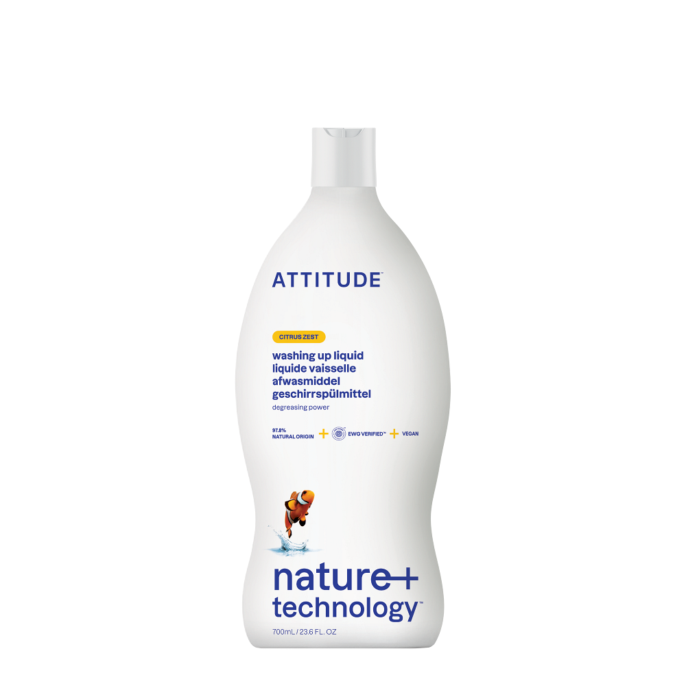 ATTITUDE Prostředek na mytí nádobí s vůní citronové kůry 700 ml