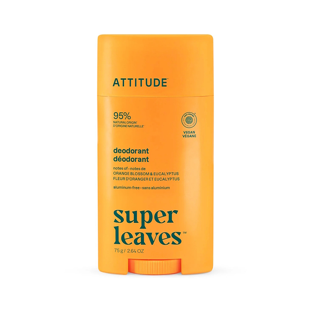 ATTITUDE Tuhý deodeorant pomerančový květ a eukalyptus 75g