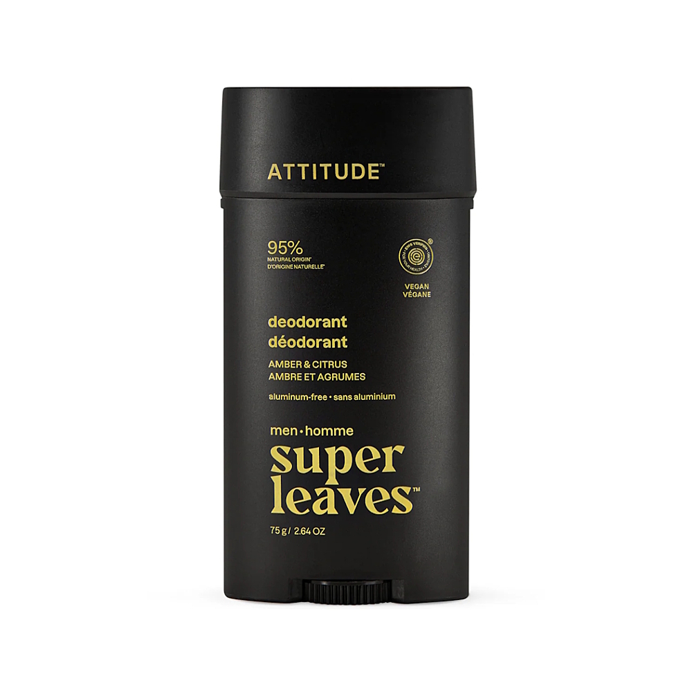 ATTITUDE Super leaves pánský deodorant Amber & Citrus 75 g