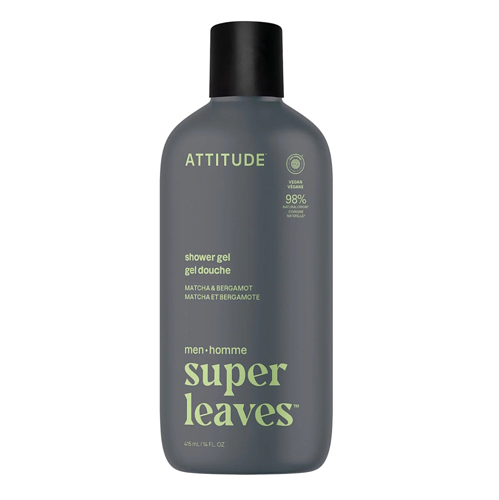 ATTITUDE Super leaves pánský sprchový gel Matcha a Bergamot 415 ml