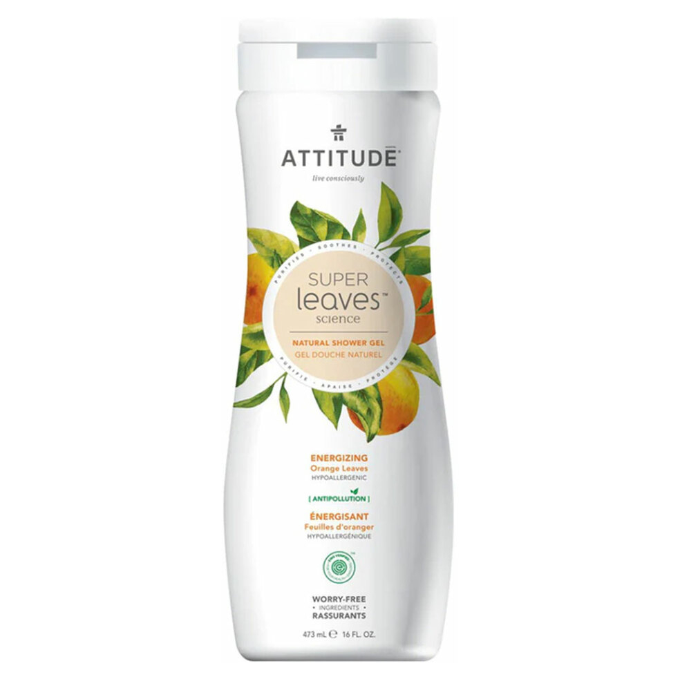 E-shop ATTITUDE Super leaves s detoxikačním účinkem pomerančové listy přírodní tělové mýdlo 473 ml