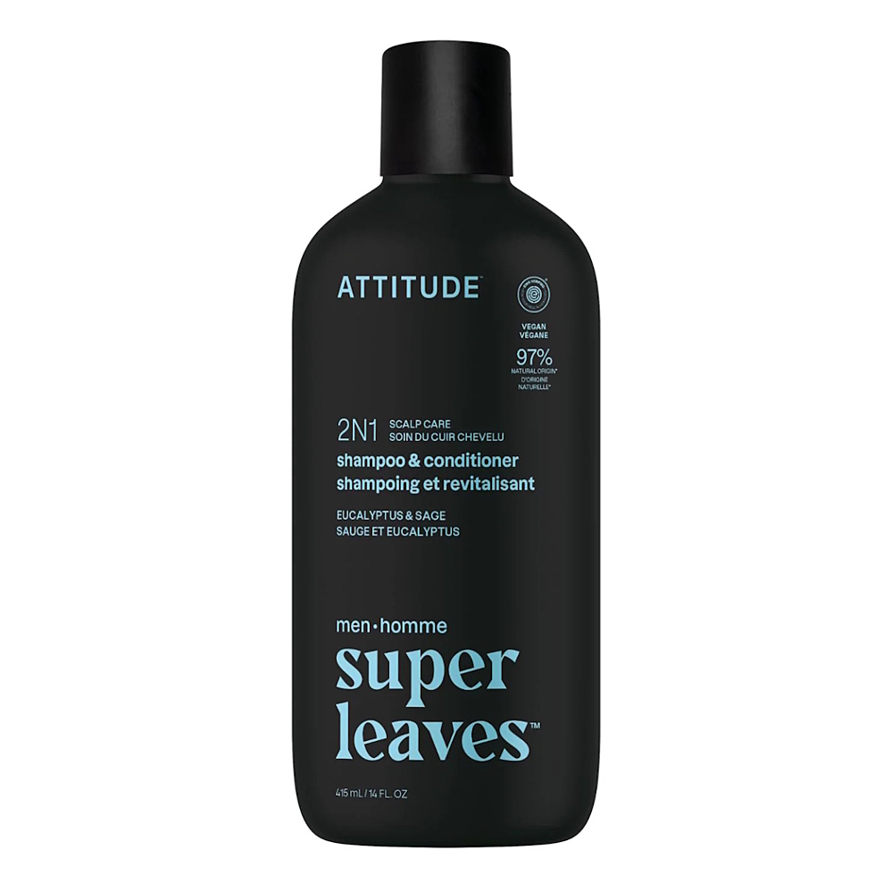 ATTITUDE Pánský šampon a kondicionér 2v1 Eukalyptus & Šalvěj 415 ml