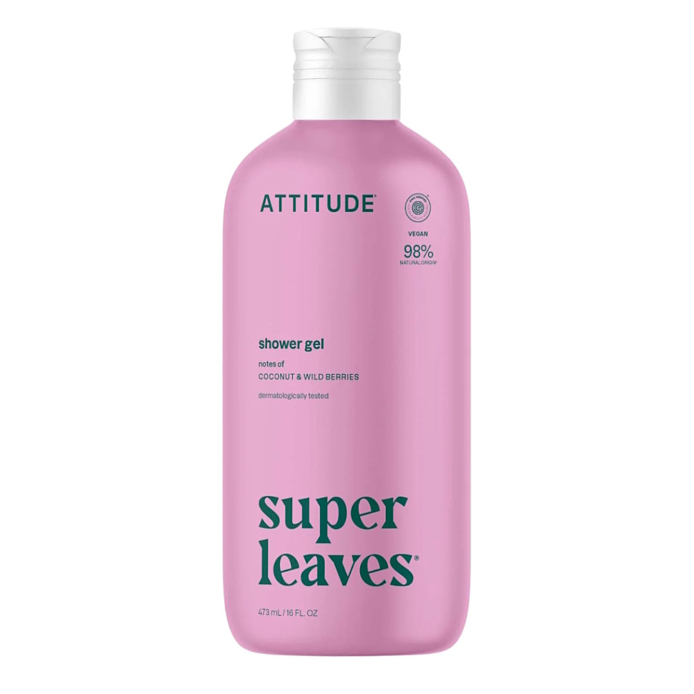 ATTITUDE Super leaves Sprchový gel kokos a lesní plody 473 ml