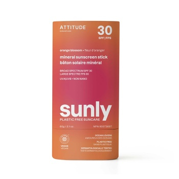ATTITUDE100% minerální tyčinka SPF 30 s vůní Orange Blossom 60 g