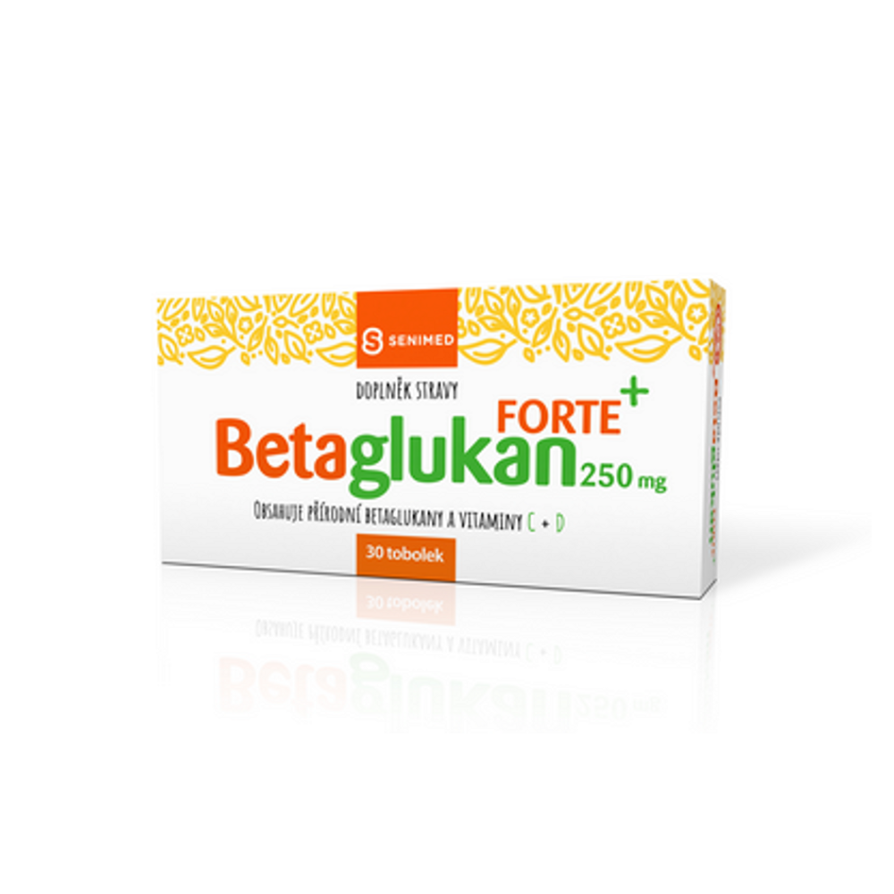 Levně SENIMED Betaglukan Forte 250 mg 30 tobolek